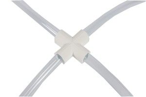 Łącznik AntCenter nr 8- czwórnik pod wężyk 10 mm