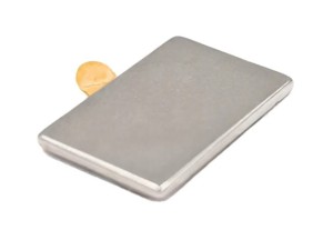 Magnes neodymowy płytkowy 15x10x1mm samoprzylepny (10 szt)