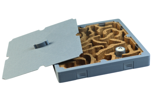 Gniazdo 14x14 AntLove z pokrywą szarą na gniazdo do hodowli mrówek