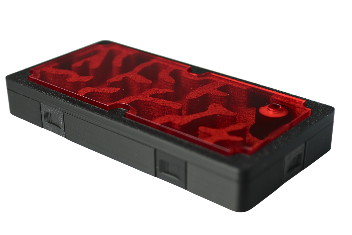 Gniazdo korkowe M do hodowli mrówek z czerwoną pokrywą