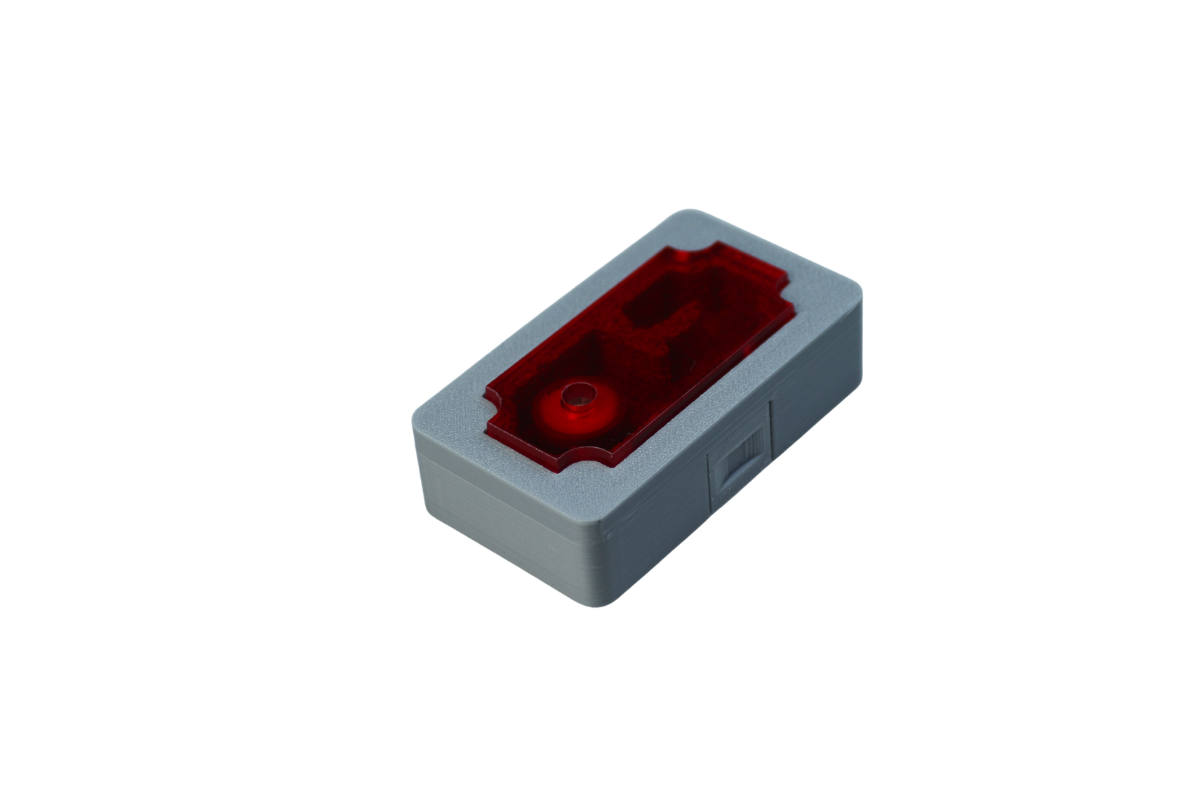 Gniazdo modułowe do hodowli mrówek XS z czerwoną pokrywą