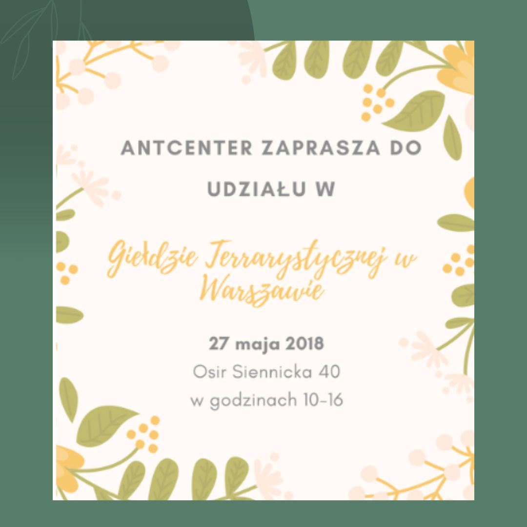 Giełda Terrarystyczna - Warszawa- maj 2018